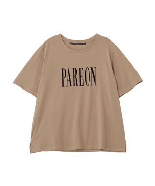 YECCA VECCA フロッキーロゴTee Dark Beige