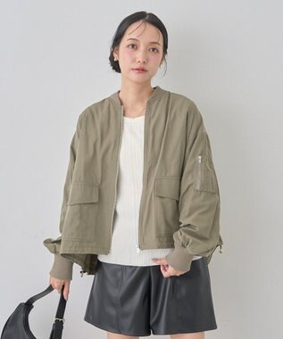earth music&ecology アウトポケットＭＡ－１ Khaki