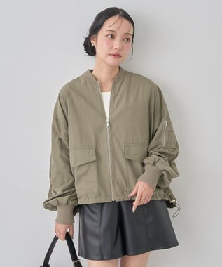 earth music&ecology アウトポケットＭＡ－１ Khaki