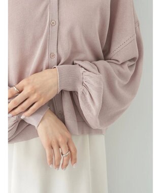 earth music&ecology シアーカーディガン Pink