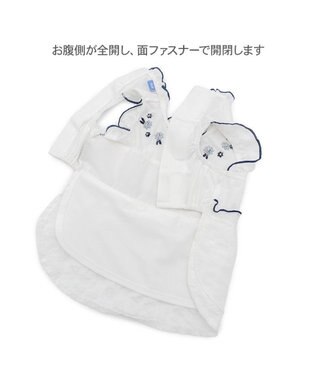 PET PARADISE ペットパラダイス フロッキー お花 ワンピース 《ホワイト》  中型犬 大型犬 ホワイト