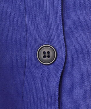 ANY L ミラノリブニットカーディガン ブルー