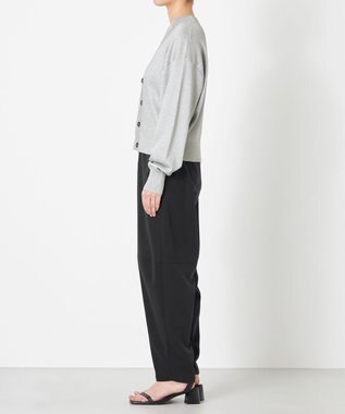 NAVE 【Nave・洗える】ラメニット カーディガン シルバー系