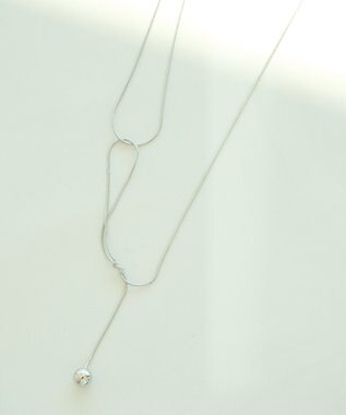 YECCA VECCA アシメデザインワントップネックレス