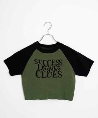 WEGO ラグランジャガードチビニットT カーキ