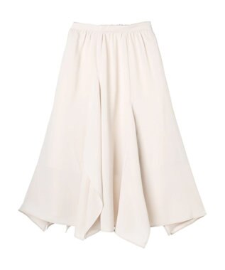 earth music&ecology ランダムイレヘムスカート Ivory