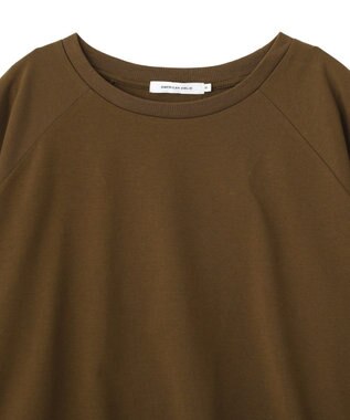 AMERICAN HOLIC 異素材ラインプルオーバー Brown