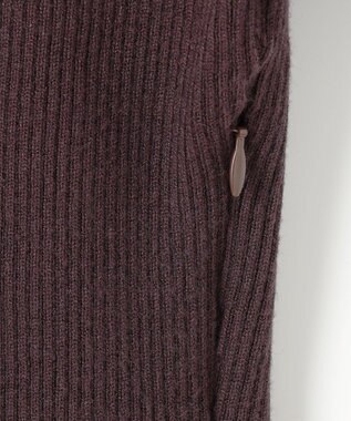 ANY SIS 【洗える】オーロラサテンコンビ ワンピース ラベンダー×スレート