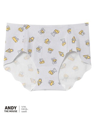 une nana cool MADE WITH ねずみのANDY【綿混】フラット仕上げショーツ