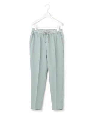 ICB L 【新色追加・洗える】 FluidBackSatin ドロストパンツ ジェイドグレー系