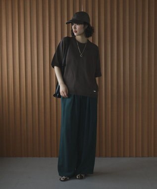 Green Parks トレーナー風ニットプルオーバー Brown