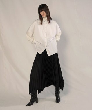 JOSEPH ニットウィーブプリッセ　スカート Black