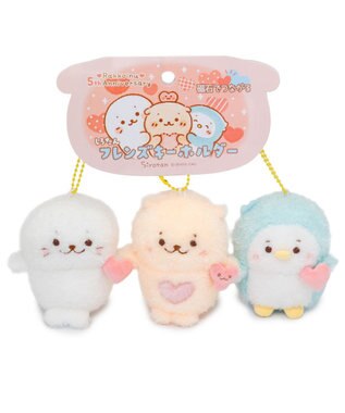 Mother garden しろたん ハートフレンズキーホルダー 3個セット