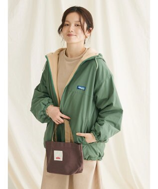 CRAFT STANDARD BOUTIQUE ナイロン×裏フリースリバーシブルブルゾンＬ／Ｓ Green