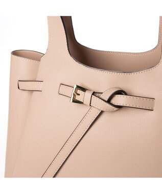 LA BAGAGERIE 【MONICA】ベルトモチーフA4トートバッグ ピンクベージュ