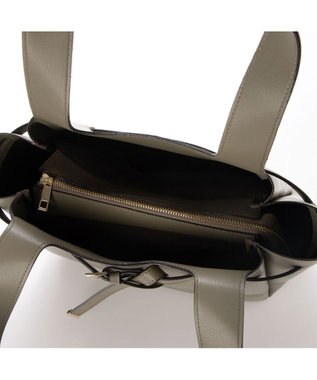 LA BAGAGERIE 【MONICA】ベルトモチーフA4トートバッグ オリーブ