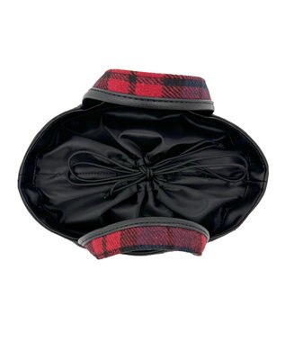 ROOTOTE 1344【フェルト生地】LT.スクエア.ドットチェック-A 02：レッド