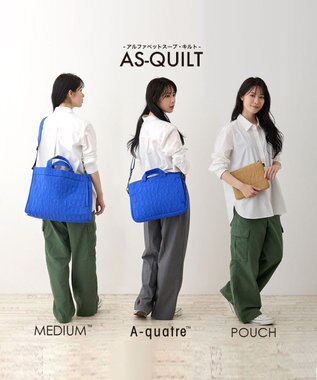 ROOTOTE 1320【オリジナル】LT.アーキャトルPC.アルファベットスープ-キルティング-A 04：ブライトブルー