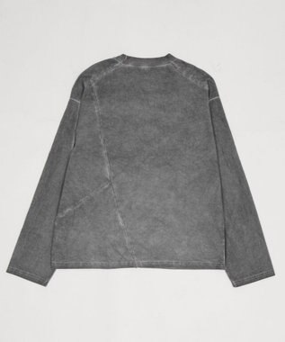 WEGO 【ユニセックス着用ITEM】コールドダイスウィッチングT（LS） グレー