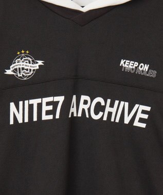 WEGO メッシュレイヤードTパーカー（LS） ブラック