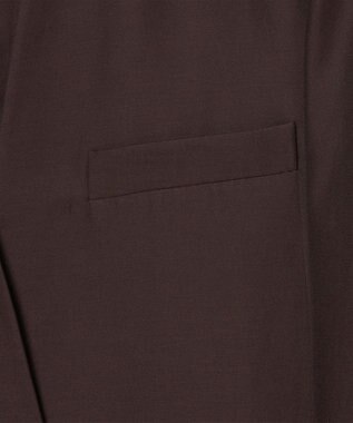 JOSEPH ソフトコットンシルク　ノーカラージャケット Ebony