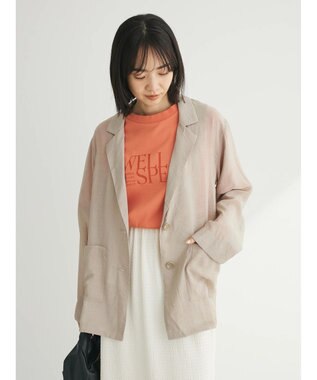 Green Parks ・ＥＬＥＮＣＡＲＥ　ＤＵＥ　シアーテーラージャケット Beige