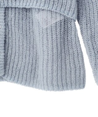 AMERICAN HOLIC 甘編みキャミカーディガンセット Sax