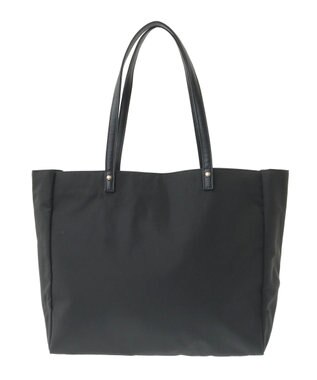 Maison de FLEUR リボンチャーム付き3ルームトートバッグ Black