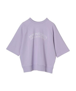 Green Parks BEST PRICE ２ｗａｙ ミニ裏毛ロゴトレＴＥＥ Lilac