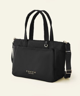 TOCCA 【WEB＆一部店舗限定・環境にやさしい素材】【A4サイズ対応】TRAVERSA MOTHERS TOTE マザーズバッグ ブラック系
