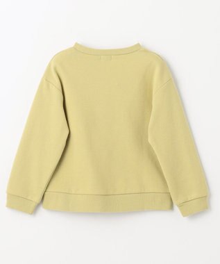 ANY KIDS 【春まで主役】レインボー刺繍トレーナー イエローグリーン