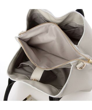 UNBILLION ペルケ perche / WEB直営限定・牛革ユーティリティ・2wayトートバッグS ライトグレー