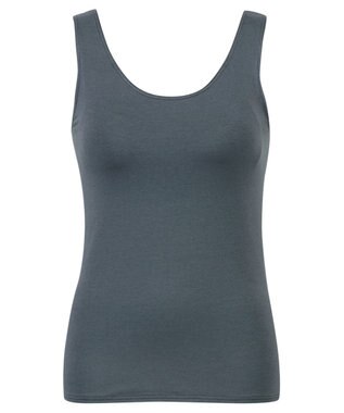 Wing カップ付きタンクトップ ラク きれいなバストシルエット 綿混(身生地部) 【シンクロブラトップ 綿混タイプ】 ブラトップ ET7131 ウイング／ワコール ダークブラウン