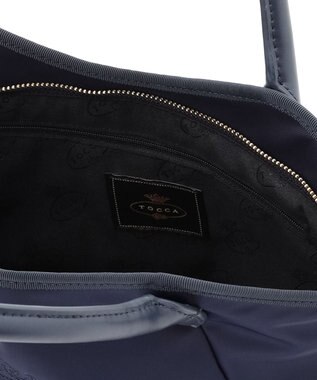 TOCCA TOUCH OF CRESTA NYLON TOTE ナイロントートバッグ【星風まどかさん着用】 ネイビー系