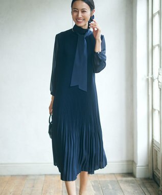 23区 メタルハンドル ショルダー バッグ ブラック系