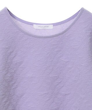 Green Parks シアーポコポコプルオーバー Purple