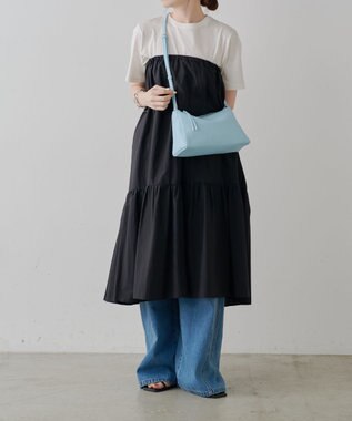 russet レザー2WAYショルダーバッグ(CE-1629) Sax