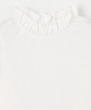 ANY KIDS ニットベストレイヤードチュニック 千鳥ジャガード×エクリュ