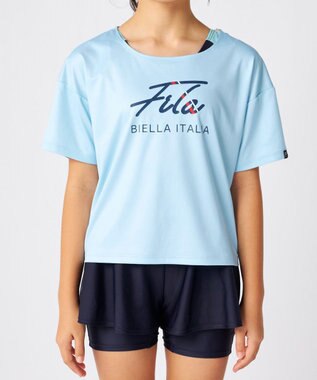 OP／FILA 【FILA】Tシャツセットオンスクール水着 サックス