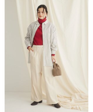 CRAFT STANDARD BOUTIQUE リブタートルネックニットプルオーバー Red