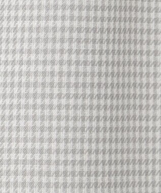 J.PRESS LADIES 【洗える】ウォッシャブルキュプラツイル ピンタック ブラウス ライトグレーチェック系