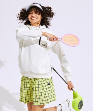 PW CIRCULUS 【WOMEN】DIMPLE  プルオーバー ゴルフウェア レディース ホワイト系