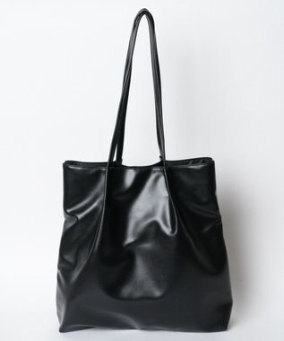 WEGO タックデザイントートバッグ ブラック