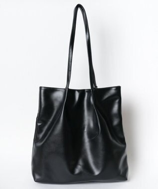 WEGO タックデザイントートバッグ ブラック