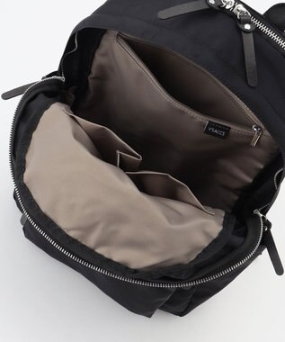 Y'SACCS フロントポケットベーシックリュック ブラック