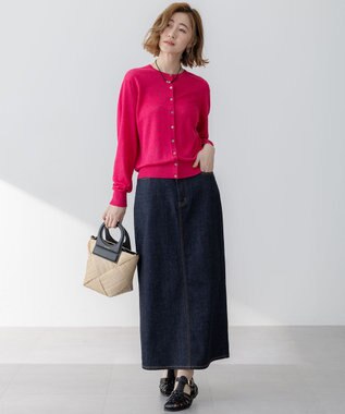 23区 VIOLAｄORO アバカ メッシュ  2WAY バケットバッグ ブラック系