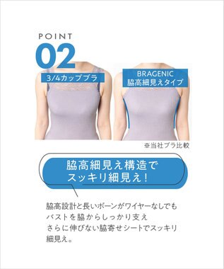 AMPHI ノンワイヤーブラ 谷間をメイク 脇高設計 A~Gカップまで対応 大きいサイズ 【BRAGENIC ブラジェニック 脇高細見えタイプ】 ブラジャー ブラ BMI353 アンフィ／ワコール ロマンピンク