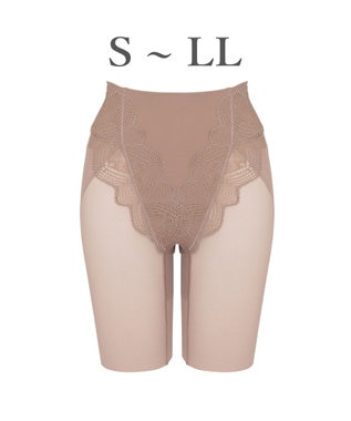 BRADELIS New York 【BRADELIS New York】メッシュシェイプガードル 1枚履き可能 補整 ガードルショーツ 太もも細見え ヒップアップ