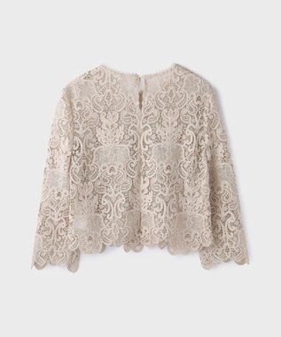 GRACE CONTINENTAL レ－スブラウス ベージュ