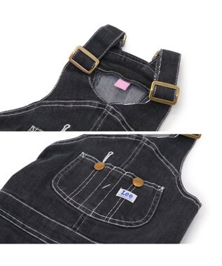 PET PARADISE Lee デニム オーバーオール 《ブラック》 中型犬 大型犬 ブラック